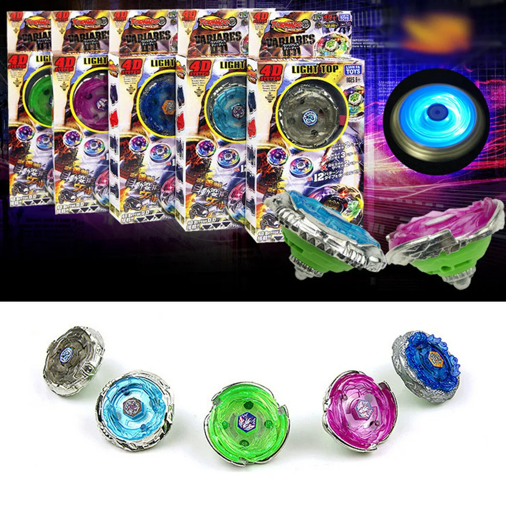 Mksafn 4D Металлический Fusion Masters Blades светодиодный светильник стартер спиннинг