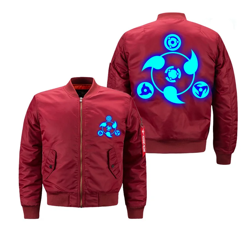 New Men Bomber Jacket Army Military Flight Pilot Jackets Print Logo Waterproof Coat Autumn fashion padded Outerwear dropship | Мужская