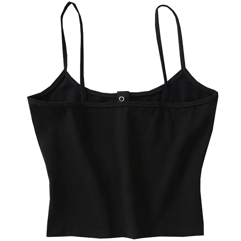 

New arrival 2021 Summer New Tank Top Sexy Slim Buttons Solid Women Sleeveless Crop Top Halter Black White Bustier Crop Tops XL