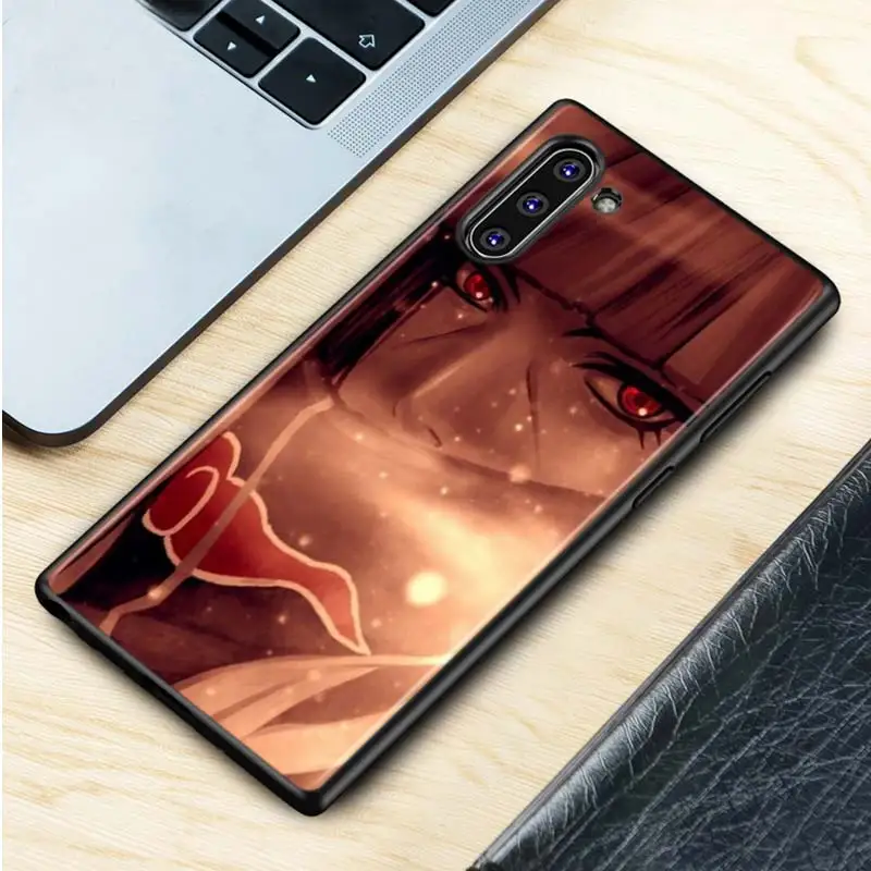 Черный силиконовый чехол аниме Наруто для samsung Galaxy Note 10Plus 10 Pro 9 8 S10 S9 S8 Plus S7 S6 Чехол Для Телефона - Цвет: Style 14