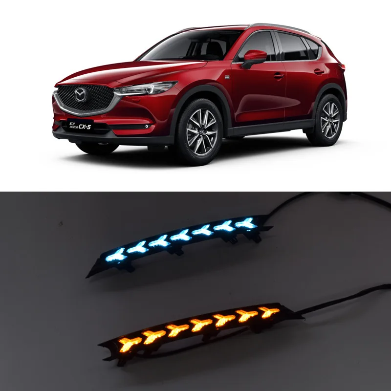 

For Mazda CX-5 Auto LED Daytime Running Lights DRL Kit -White Color