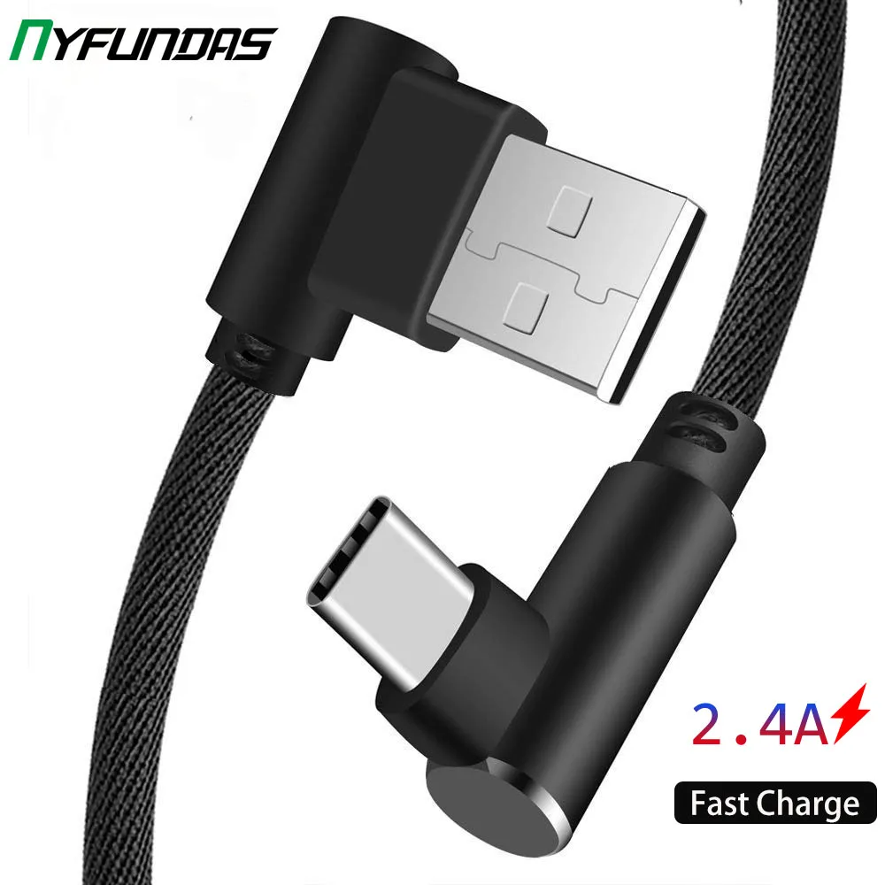 Кабель USB Type C 90 градусов 1 м 2 0 25 м|Кабели для мобильных телефонов| |