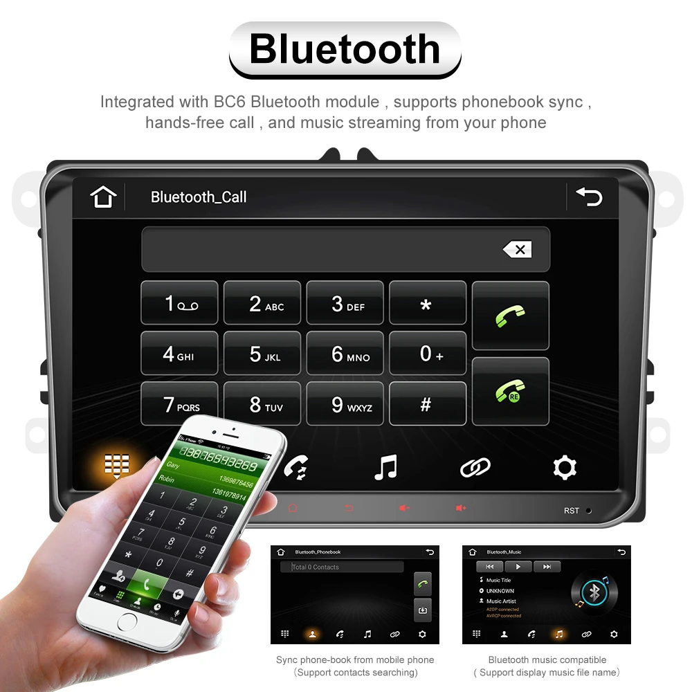 AMPrime 2 Din 9 &quotAndroid 0 Автомобильный мультимедийный плеер для VW/Volkswagen/Passat/POLO/GOLF/Skoda/Seat