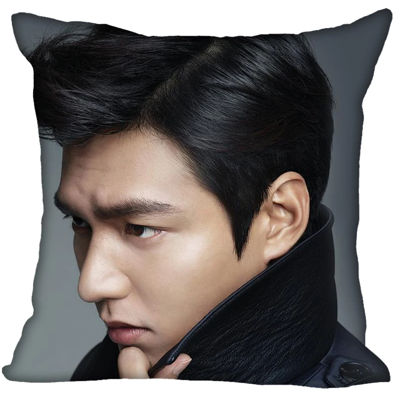 Новое поступление Lee Min ho наволочка для спальни для дома или офиса, декоративные наволочки квадратная Подушка на молнии Наволочки мягкие атласные не выцветают - Цвет: 17