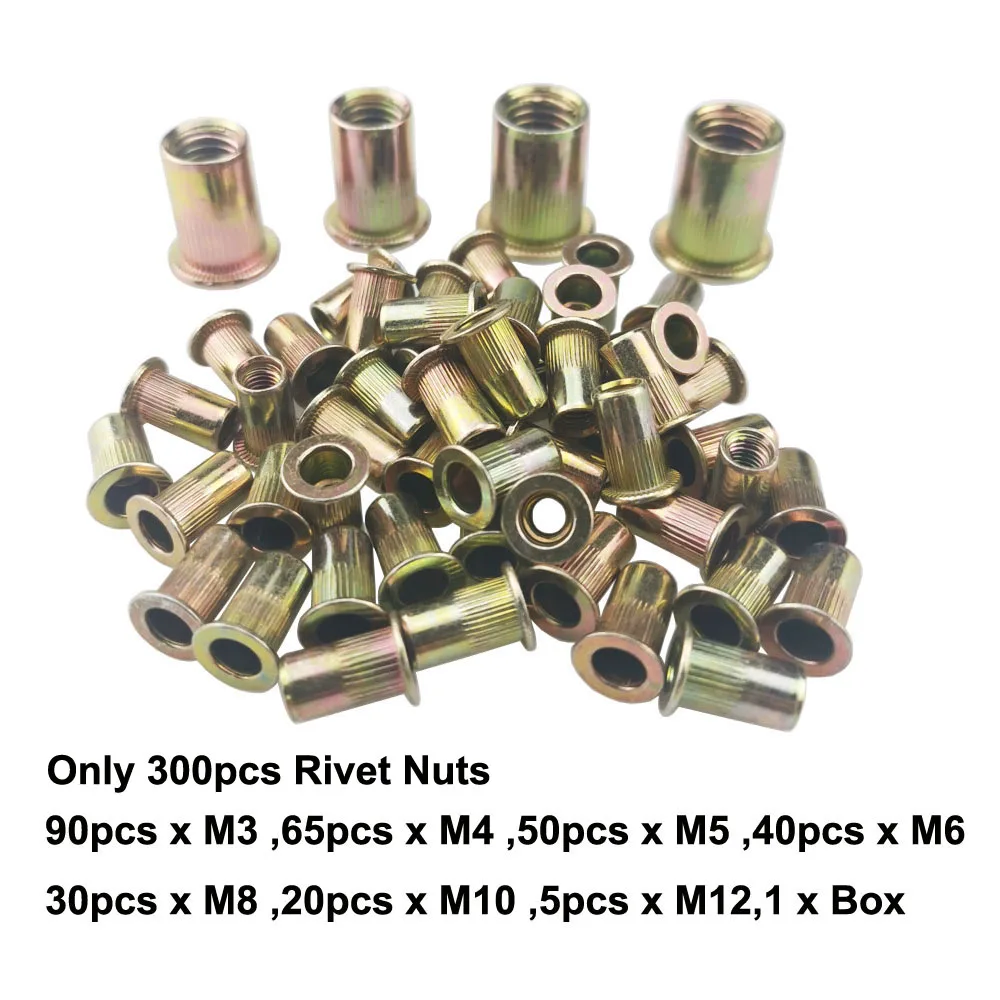 300Rivet Nut(Metric) ALLSOME Пистолеты для гаечных заклепок автоматический инструмент для заклепок BT-606 инструмент для клепальной гайки ручная заклепочная гайка ручной инструмент для оправы 6-32 8-32 BT-605 - Цвет: 300Rivet Nut(Metric)