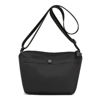nylon shoulder bag for women 2021 casual small waterproof crossbody bag solid color soft zipper summer coin purse and handbags