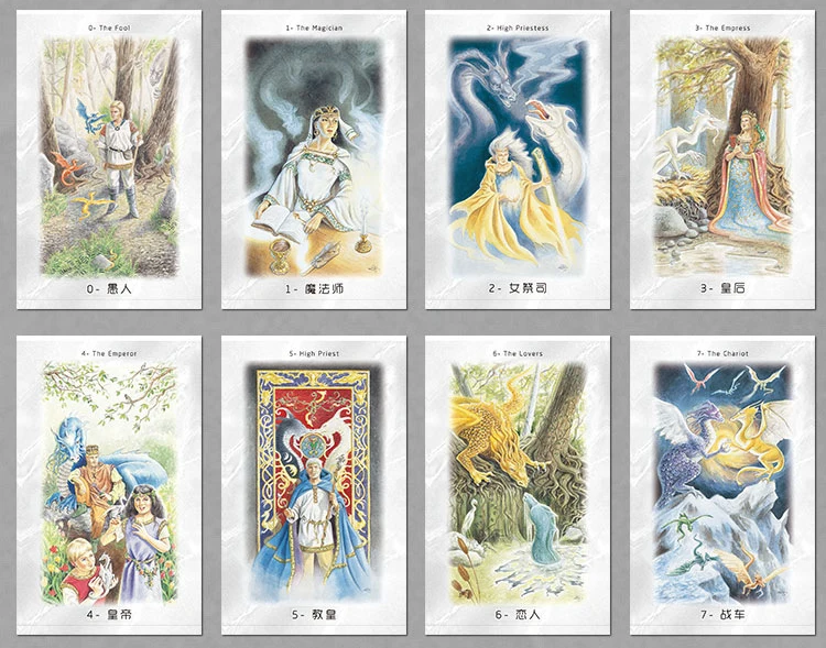 Карты Таро Дракона настольная игра высококачественная бумага 78 шт. карты