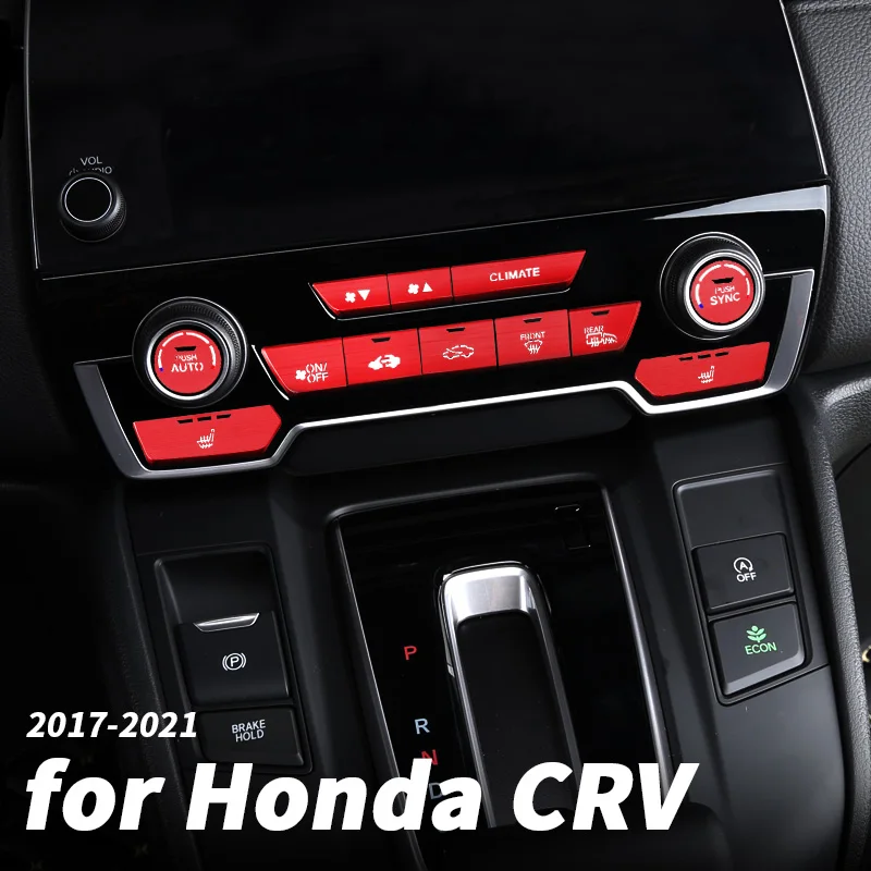 

Central control air conditioner switch button panel patch decoration modification accessories For Honda CR-V 2017 18 19 20 2021
