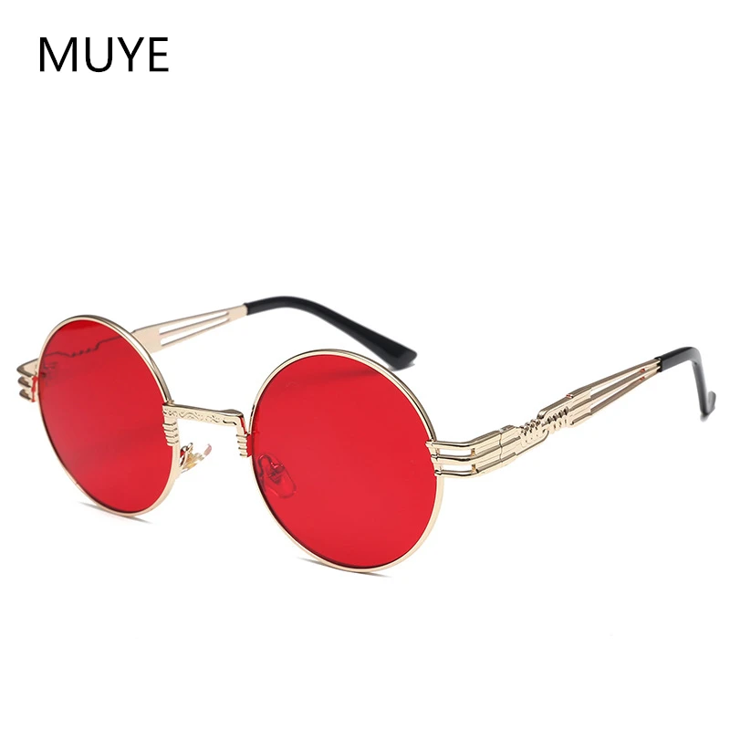 Солнцезащитные очки в готическом стиле UV400 для мужчин и женщин зеркальные