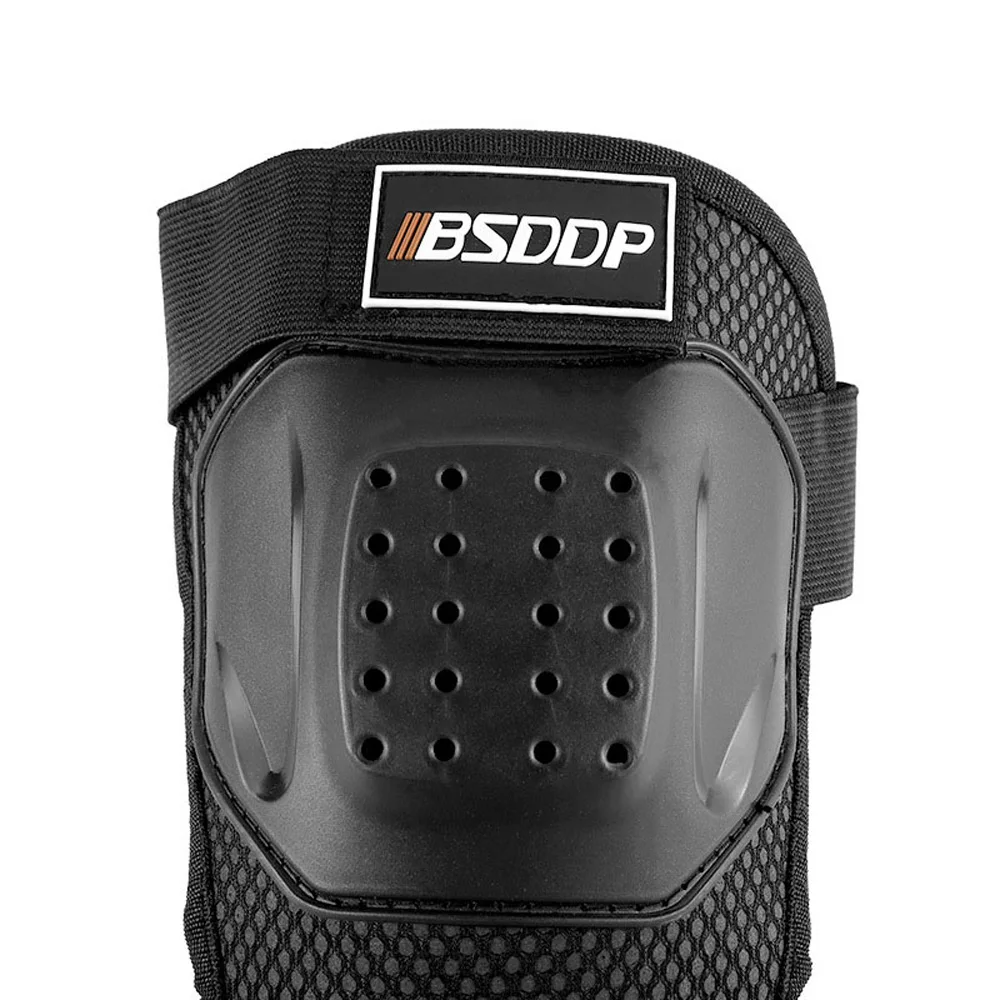 

Set Knee pads Elbow Protector Adjustable Parts Black Shatter-resistant