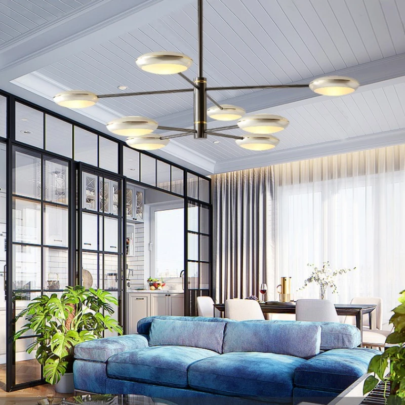 

Nordic living room lamp simple and modern pendant lights atmosphere home bedroom lamp personality restaurant lamp