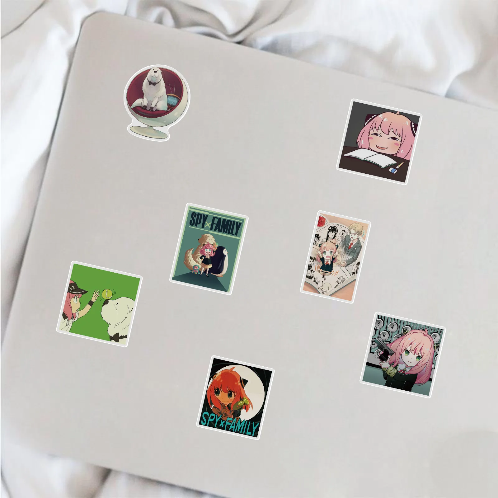 

10/50pcs Japanese SPY FAMILY Anime Stickers for Suitcase Skateboard Laptop PVC Decals Gifts Waterproof Stationery Guitar Sticker