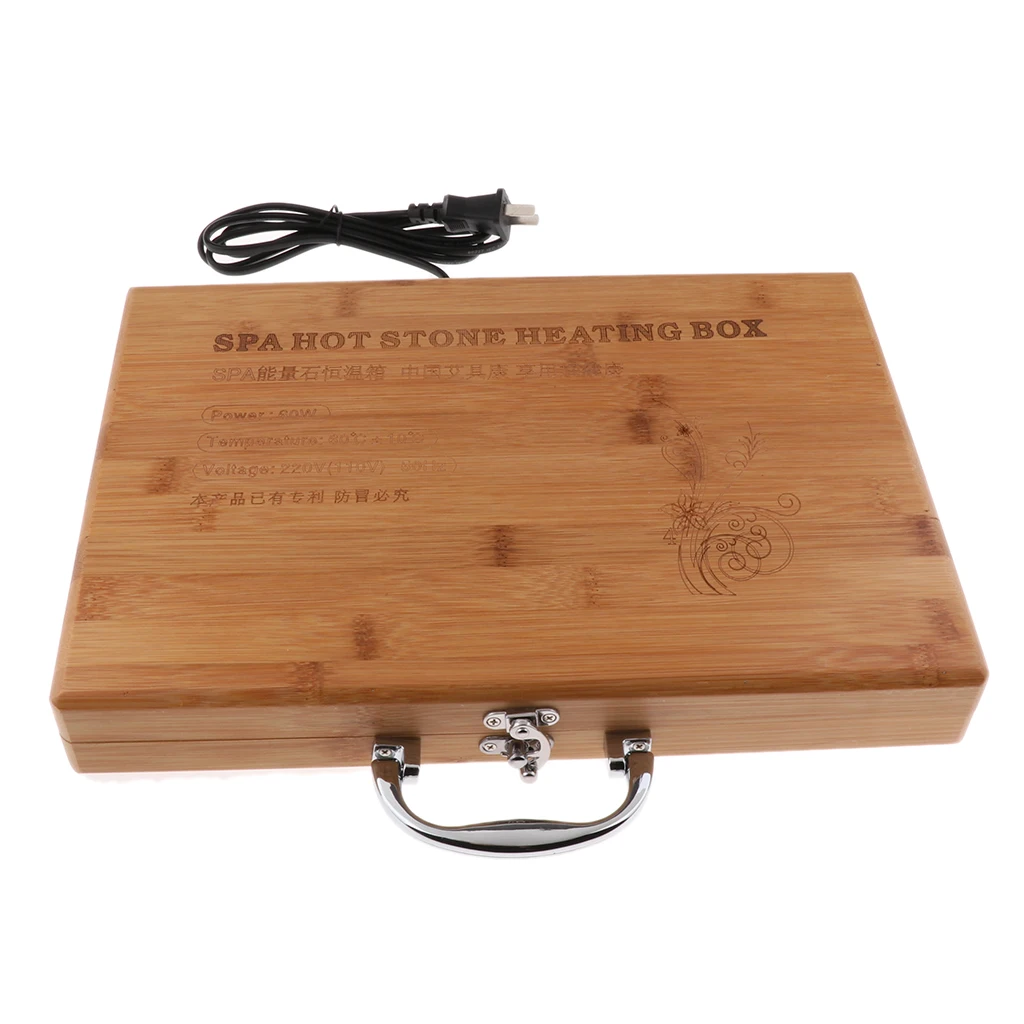 Массажный нагреватель для камней легкий и портативный чехол 20 шт. спа-салона со