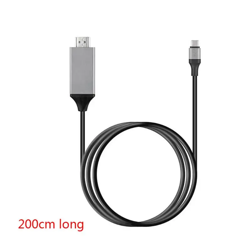 USB 3 1 C type HDMI compatible кабель HDTV штекер адаптер для lenovo ThinkPad X1 2018 MacBook Pro samsung|Кабели HDMI| |