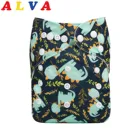 Тканевый подгузник Alvababy, многоразовый детский тканевый подгузник с вставкой из микрофибры