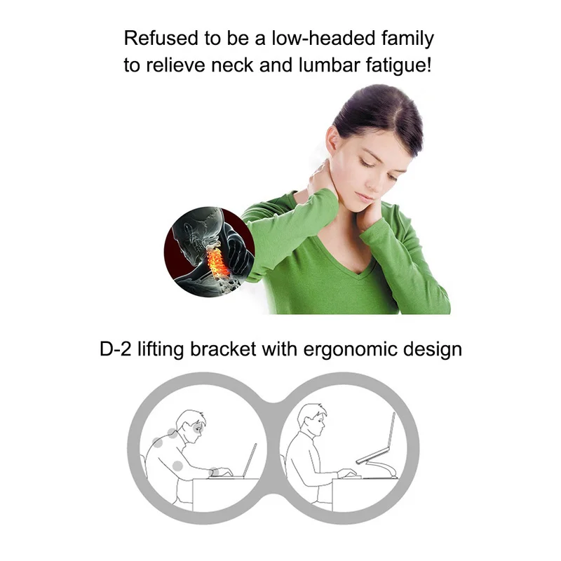 Большая Регулируемая подставка для ноутбука с охлаждающим вентилятором