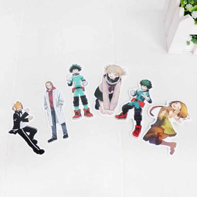 Набор периферийных наклеек моя геройская академия фигурки героев декоративные