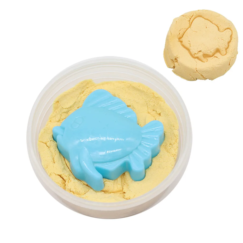 DIY Мягкий красочный не липкий песок грязь набор пушистая слизь флоам игра и