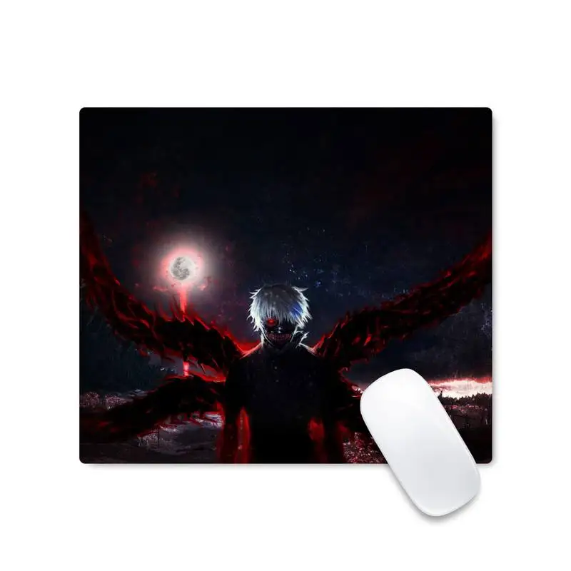 

Tokyo Ghoul anime Gaming Player desk laptop Rubber Mouse Mat Non slip Cushion Square Thickness 2mm