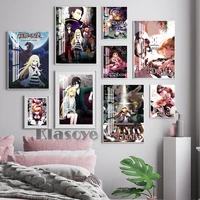 angels of death japanese anime cartoon wall art poster prints picture otaku bedroom living room home decor fans collection gift