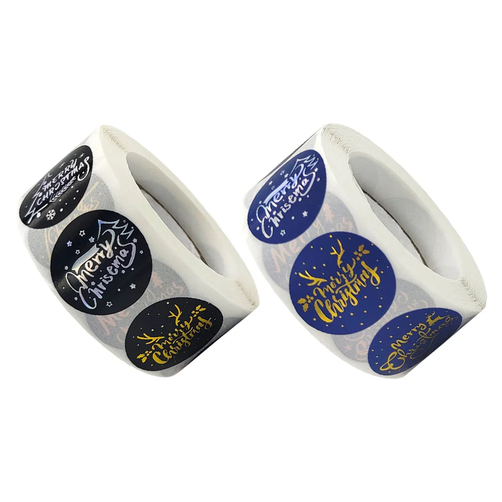 

2 рулона рождественских подарочных наклеек в виде конверта, наклейки для фотографий (разные цвета)