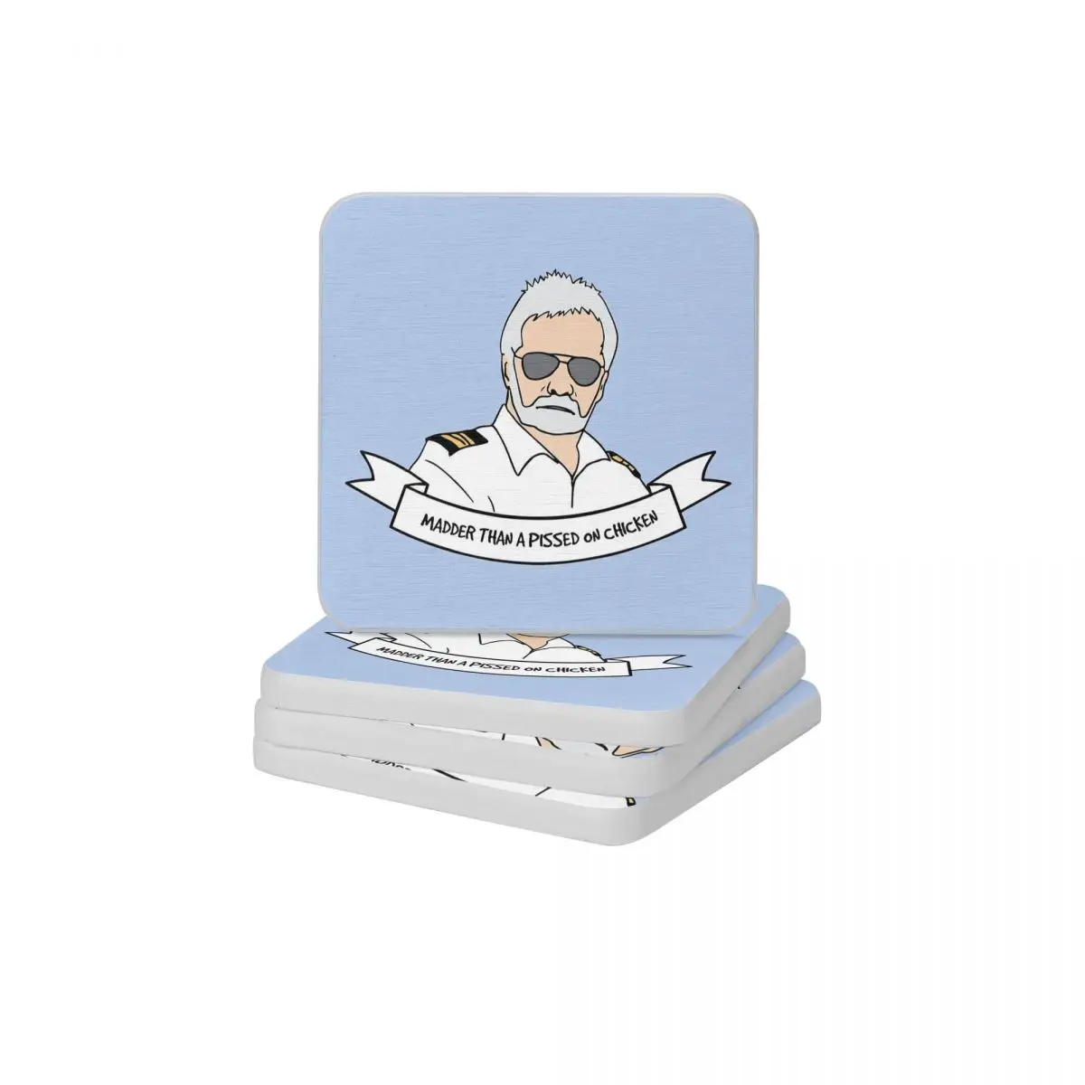 

Captain Lee Below Deck Diatom Square Round Coaster Non-slip Cup Bonsai Mat Soap Toothbrush Pad Diameter 10cm
