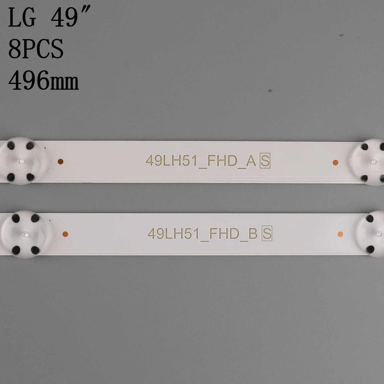 LED Backlight strip 8 Lamp For LG Innotek 17Y 49&quot_FHD TV SSC_49INCH_FHD A B 49LH51_FHD_A 49LJ51/LJ57_FHD 49LH5100 NC490DUE-ABEX1 |