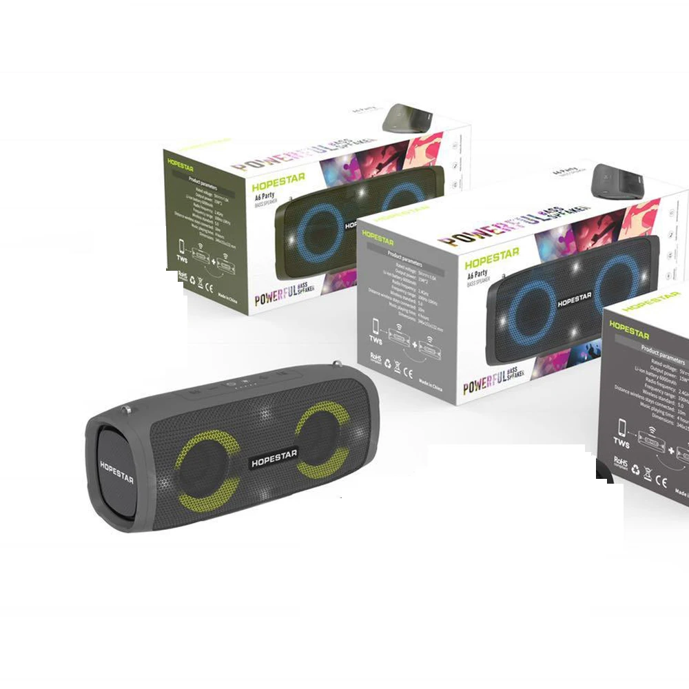 

Portable Wireless Bluetooth Speaker Waterproof Stereo Support TWS Paring Outdoor Bass Phone Hands-Free Subwoofer