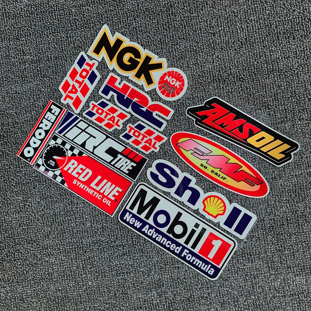 12 шт./компл. мотоциклетные наклейки светоотражающие автомобильные аксессуары