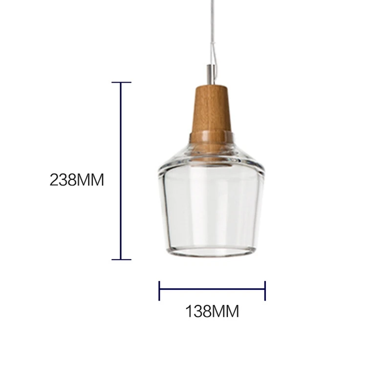 

Modern Glass Kitchen Island Pendant Light LED lamp Bedside Hanging Lamp Ceiling Lamps Lighting Fixtures Bedroom Living Room