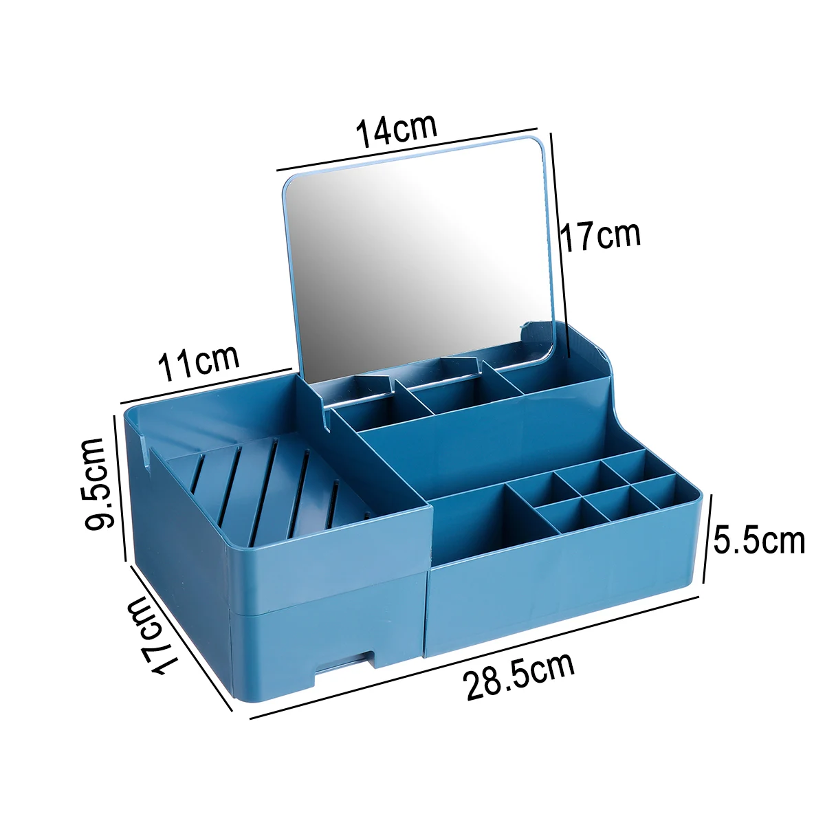 

Makeup Organizer for Cosmetic Large Capacity Cosmetic Storage Box Organizer Desktop Jewelry Nail Polish Makeup Drawer Container
