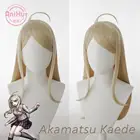 AniHutKaede Akamatsu парик Danganronpa косплей синтетические термостойкие женские светлые волосы Akamatsu Kaede