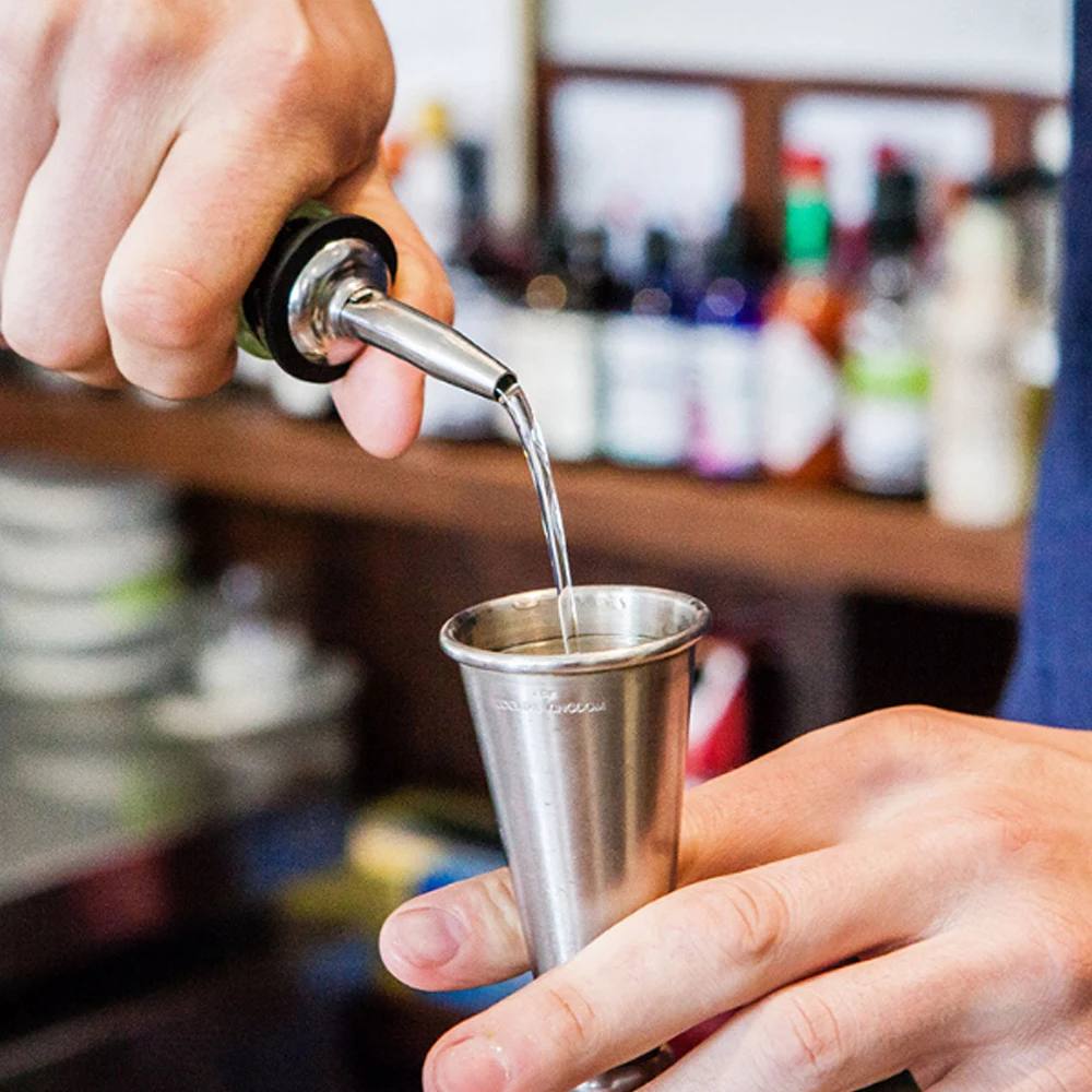 Мерный стаканчик из японской нержавеющей стали для приготовления коктейлей