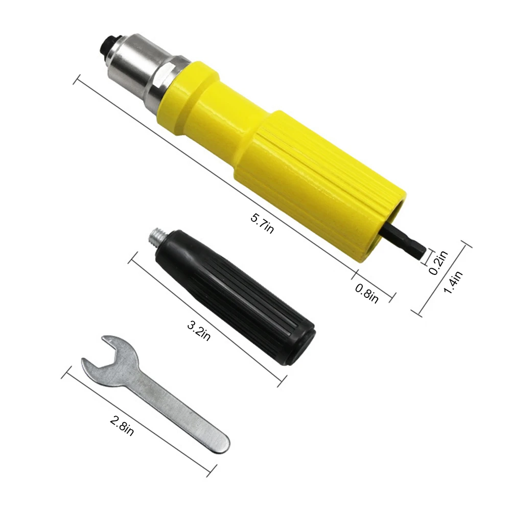 Переходник клепального аппарата для сверла клепки инструмент беспроводной