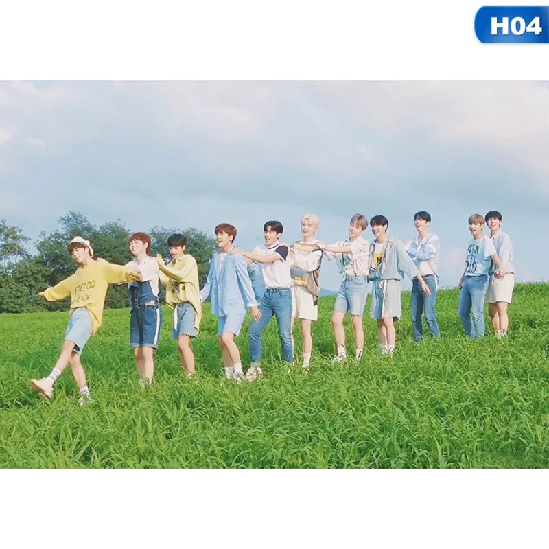 Kpop X1 поддержка рук баннерная ткань повесить плакат для фанатов коллекция подарок произвести один квантовый скачок флэш