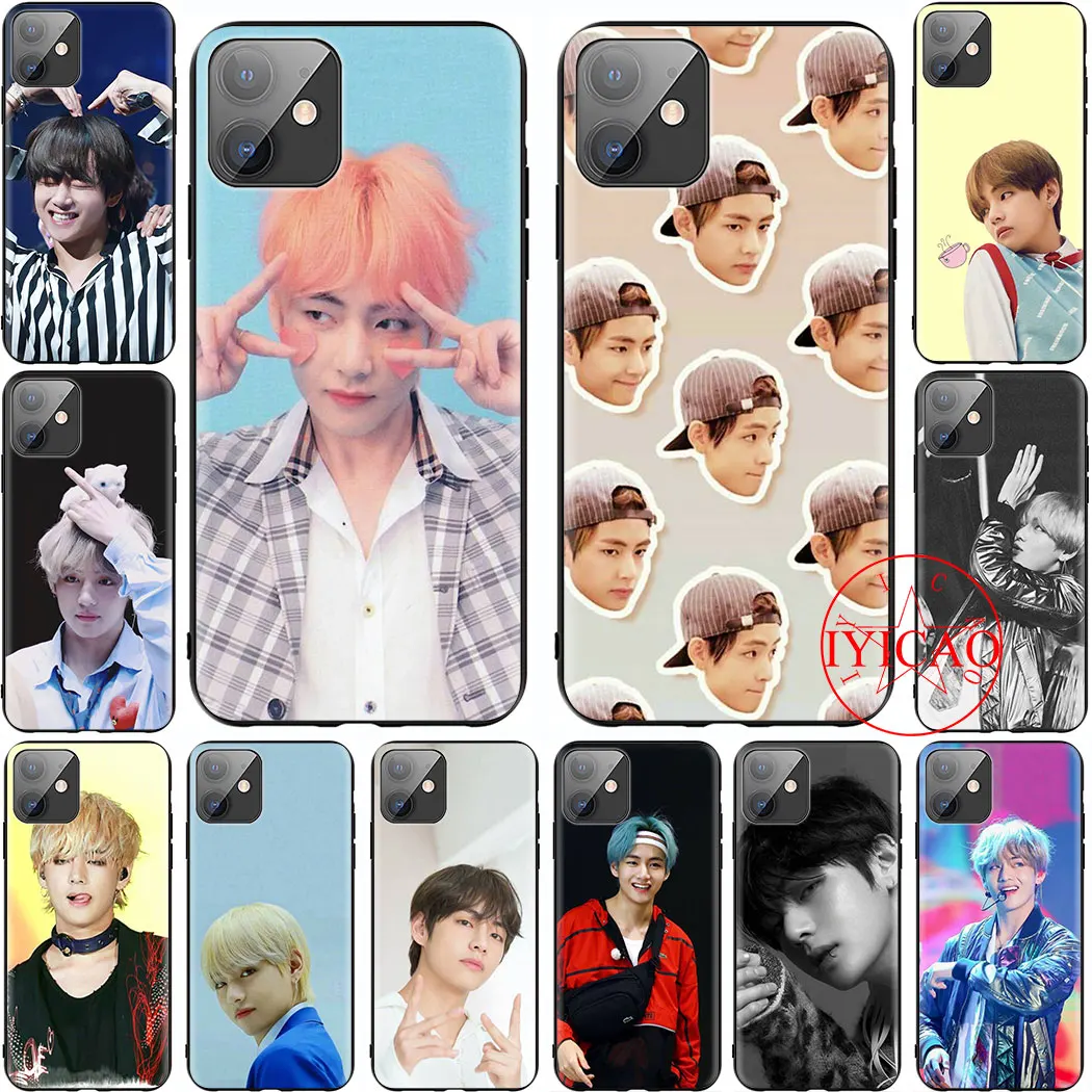 Мягкий силиконовый чехол Kim Taehyung V для iPhone 5 6 7 8 11 6s Plus 7Plus 8Plus XR XSMax Max