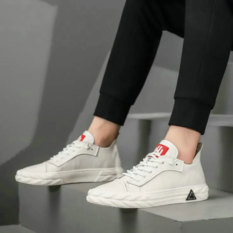 Мужские прогулочные мокасины из натуральной кожи плоская подошва бычья кожа