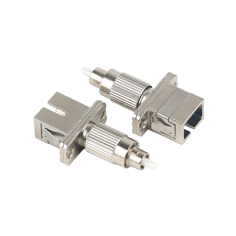 

5PCS/lot SC/UPC female -FC/UPC male multimode 50/125 fiber optic adapter transfer flange coupler SC-FC adapter