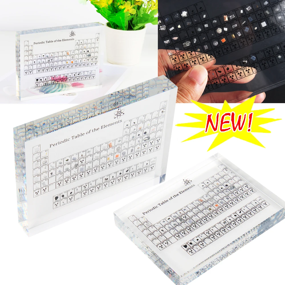 Натуральные химические элементы VIP Периодическая таблица с элементами реальные