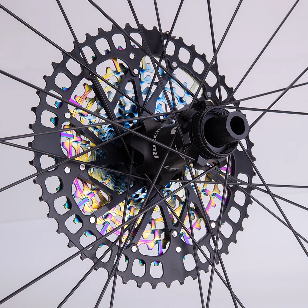 Сверхлегкая кассета ZTTO MTB 11 скоростей 11-46T Радужная k7 горная в 46T Звездочка
