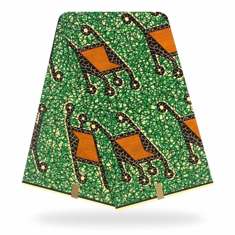 Африканская искусственная ткань африканская вощеная с принтом 100% хлопок