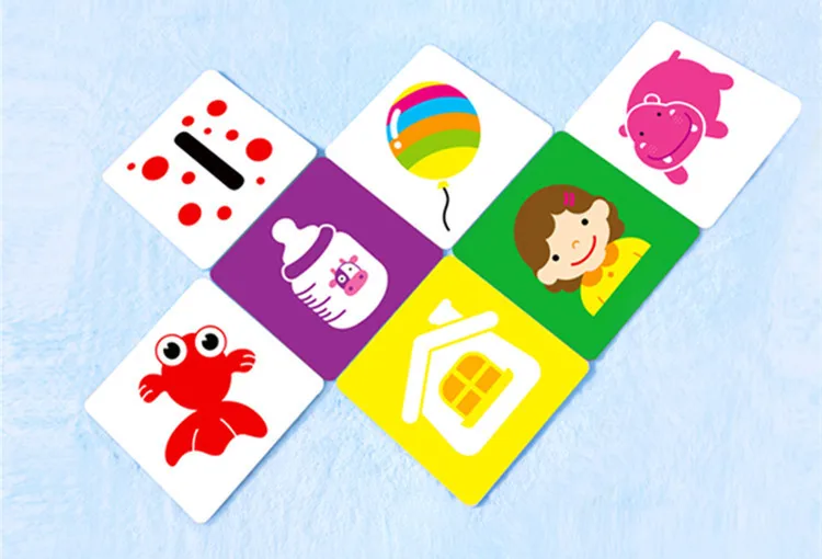 Детские Обучающие карты Игрушки для раннего образования визуальное возбуждение