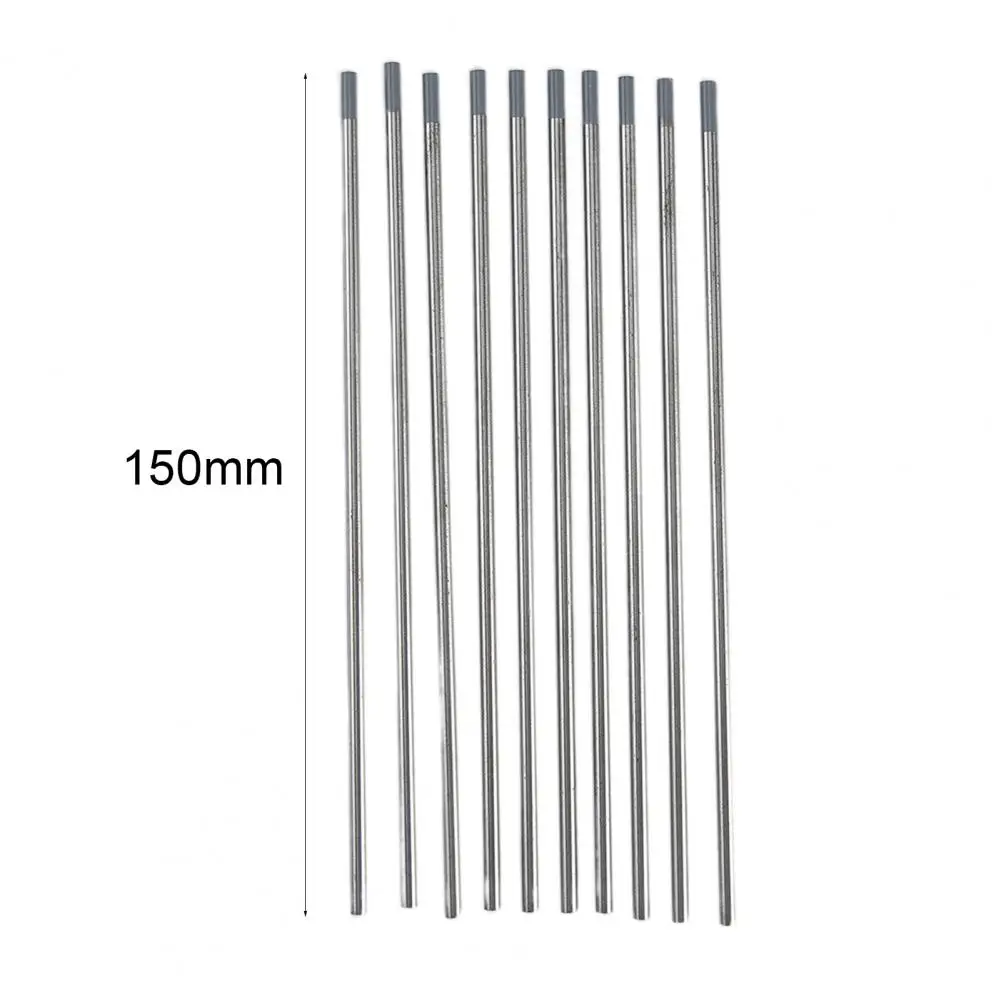 

10Pcs 1.0/1.6/2.0/2.4/3.2/4.0 Tungsten Needle Complete Stable Arc No Radiation Gray-headed Tungsten Needle Group for TIG Welding