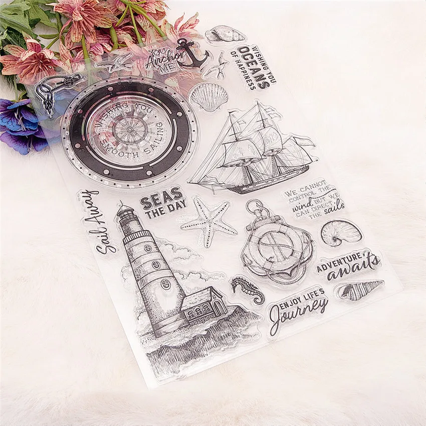 Горячая Распродажа Маяк Парусная прозрачный марки/силиконовые уплотнения