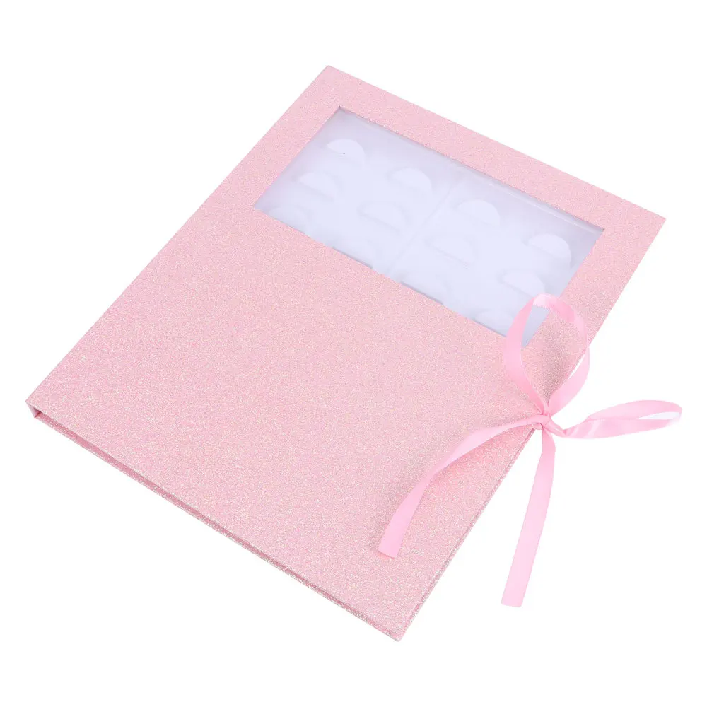 

Empty Eyelash Colorful Packing Box False Eyelash Box Lash Paper Case with Tray