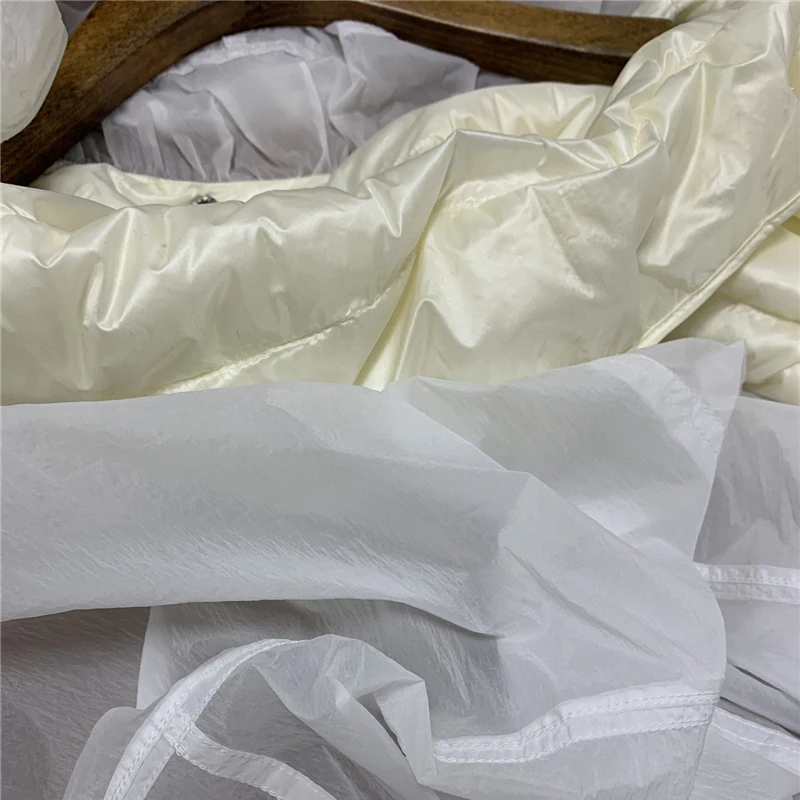 

High Quality Women Trench Coats Two Pieces Set Trench Jackets with Light Duck Down Detachable Female Fashion Windbreaker Clothes