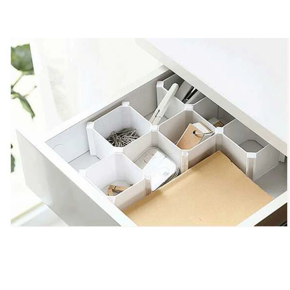 6 шт./лот соты стиль шкаф ящик разделитель Хлопушка Носки Бюстгальтер Нижнее