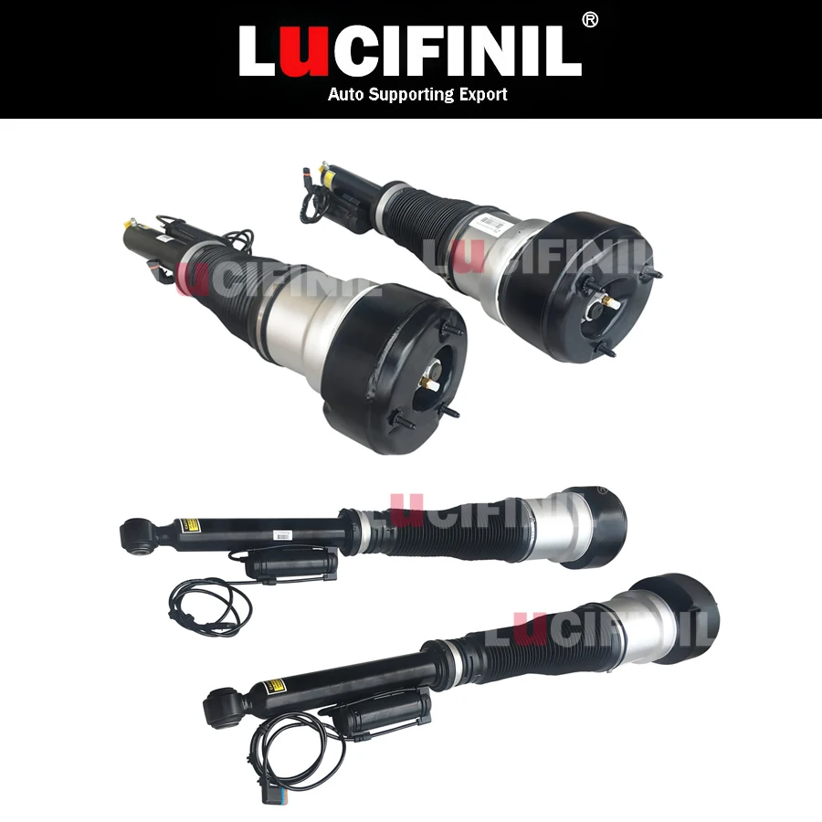 LuCIFINIL 4 шт. Новая передняя подвеска Пневматическая Пружина задний воздушный амортизатор подходит для Mercedes W221 2213209313 2213205613(5513