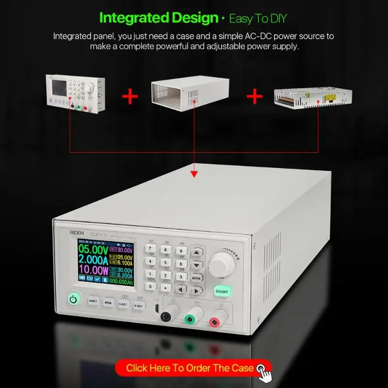USB преобразователь напряжения RD RD6006 RD6006W вольтметр 60 в 5 А понижающий модуль