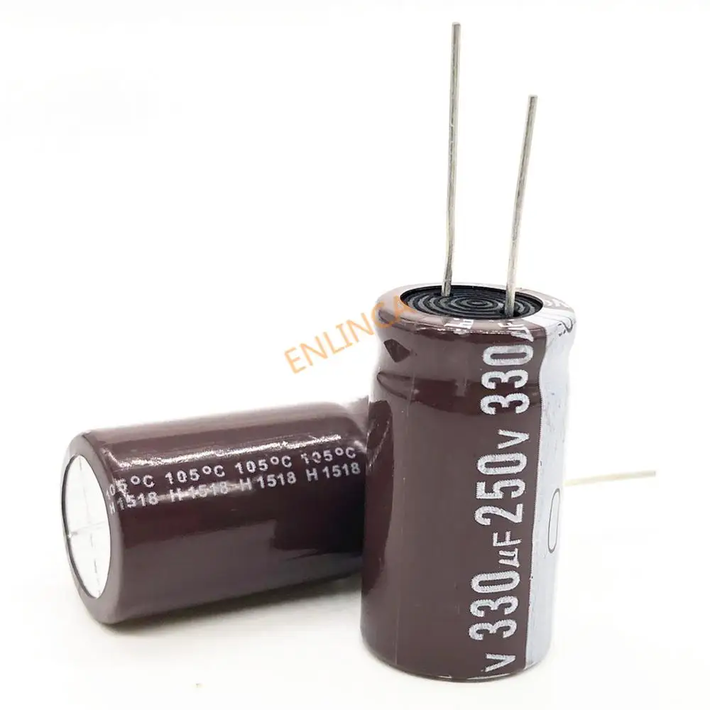 

30pcs/lot 250v 330uf high frequency low impedance 18*35 20% RADIAL aluminum electrolytic capacitor 330000NF 20%